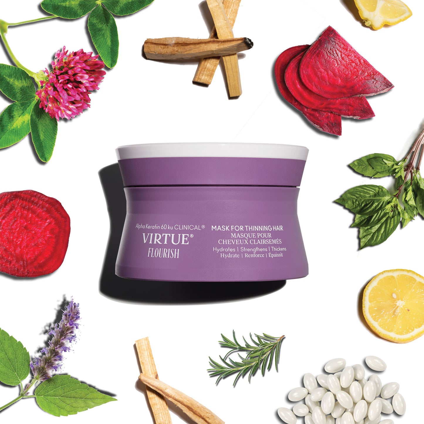 Flourish Mask for Thinning Hair Hydrates / Strengthens / Thickens