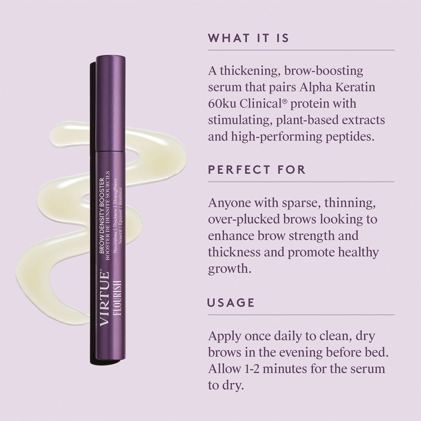 BROW DENSITY BOOSTER Nourishes | Thickens | Strengthens